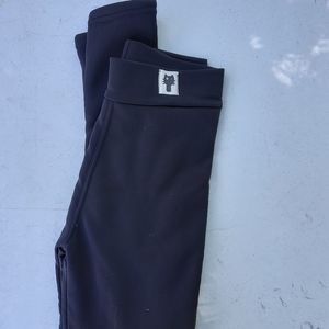 Black Warm Sherpa Fleece lined Leggings Girls Medium Juniors 00 Womens 0 Cat
